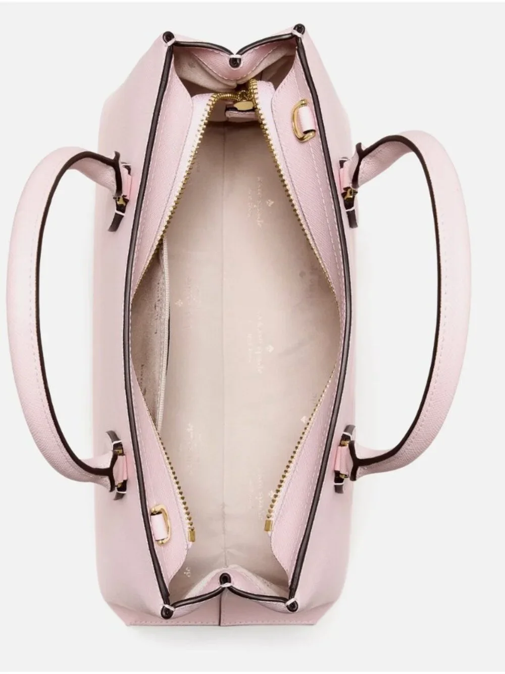 New Kate Spade Rae Medium Satchel Saffiano Shimmer Pink